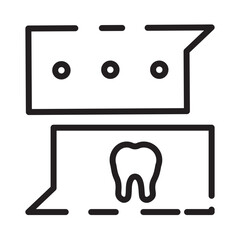 Care Consultant Dental Line Icon