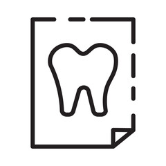 Care Case Dental Line Icon