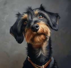Dog painting