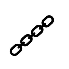 chain icon vector illustration isolated on white background