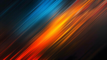 Black blue orange red abstract gradient Background. Generative AI.