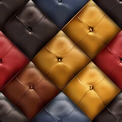 Pattern genuine leather different colors background