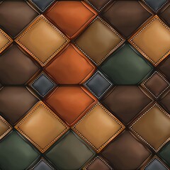 Naklejka premium Pattern genuine leather different colors background