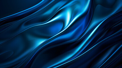 Obraz premium Blue black abstract gradient Background. Generative AI.