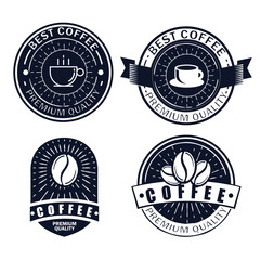 Obraz premium set of vintage logo coffe