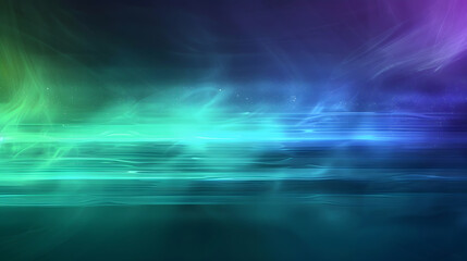 blue green purple glowing abstract gradient Background. Generative AI.
