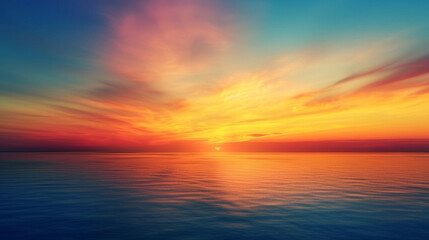 Behold a sunrise gradient display brimming with vigor, as vibrant yellows meld into midnight blues, creating a pulsating canvas for visual resources.