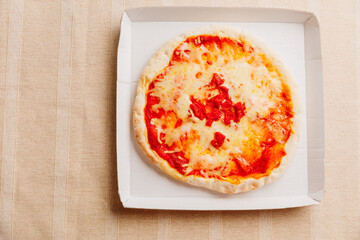 マルゲリータのピザ