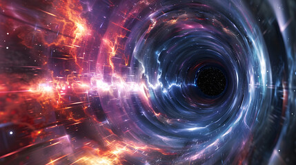 Obraz premium Antixian speed motion blur hyperlapse wormhole background
