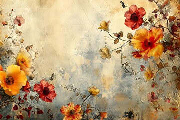 Flowers_on_a_cream_colored_background