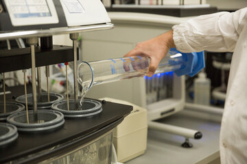 graduated cylinder Laboratory Lab 4k industry chemical