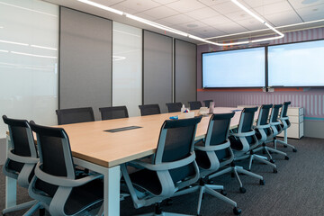 Business meeting room or Board room interiors.
