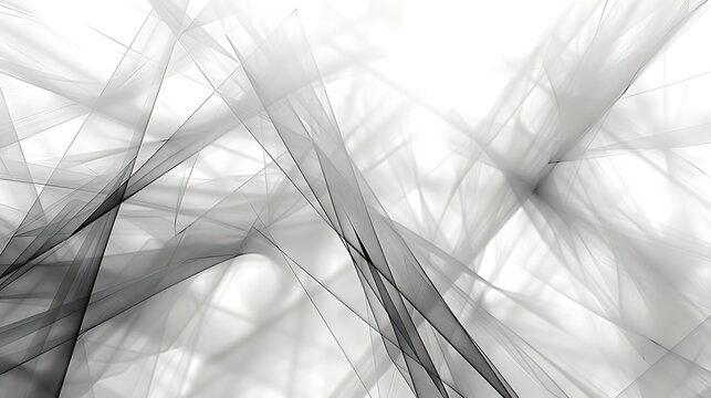 Visualize the dynamic interplay of lines in this striking abstract design where multiple thin, straight lines intersect randomly.