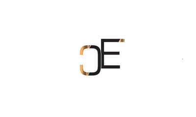 CE, EC, C, E Abstract Letters Logo Monogram