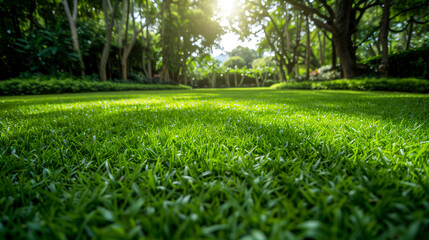 green grass field