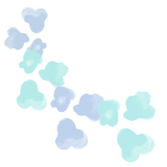 abstract background with clouds