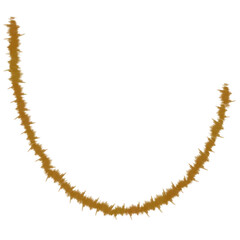 golden christmas wreath