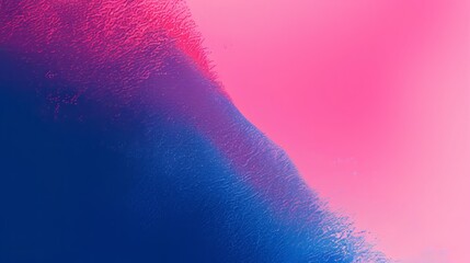 Gradient, blue and pink, curved, rough, mottled