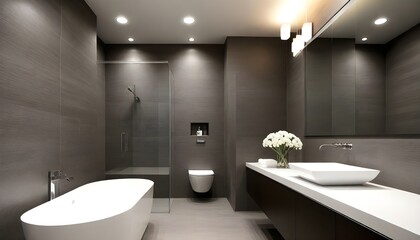 Fototapeta na wymiar Modern Bathroom Design 2 (11)