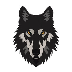 Fototapeta premium vector illustration of wolf