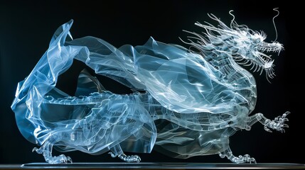 xray of dragon body