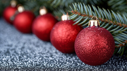 Obraz premium Christmas balls decoration