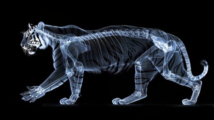 Tiger in X-Ray