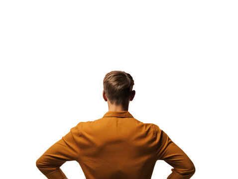 recommend clip art: Thinking man from the back