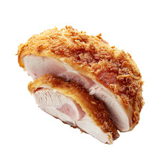 Cordon Bleu, transparent background, isolated image, generative AI
