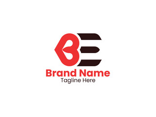Obraz premium BE creative initials letter logo concept. BE letter design. 