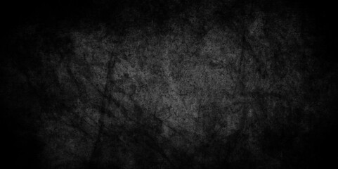 Rough Black wall slate texture of old grunge wall, dark Black textured grunge background, black chalk board or blackboard scratch texture.
