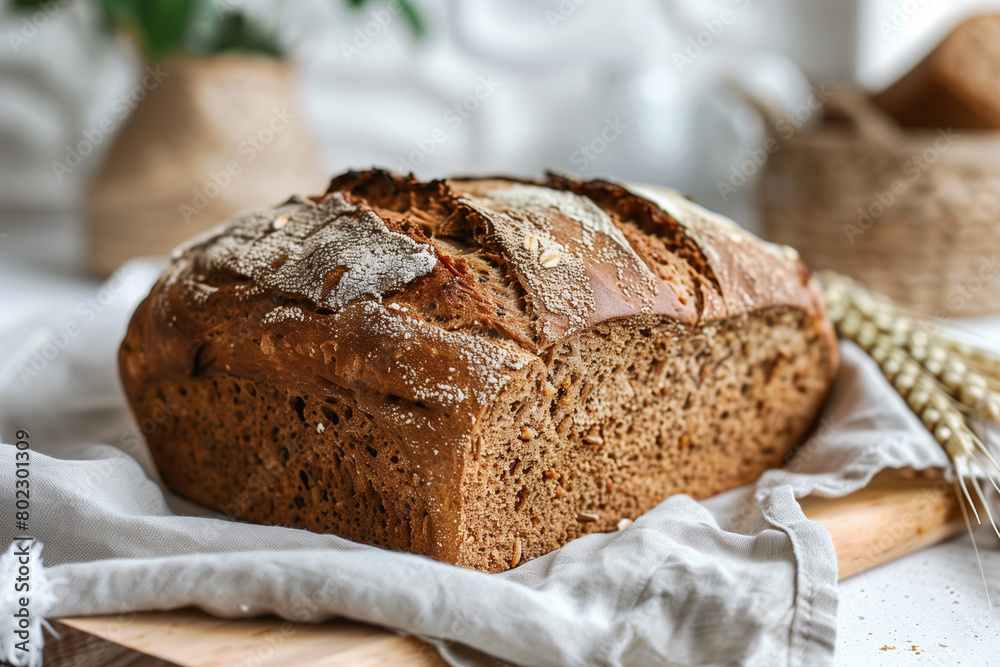 Wall mural rye bread