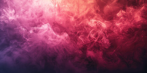 Abstract Smoke Art in Magenta and Violet Hues