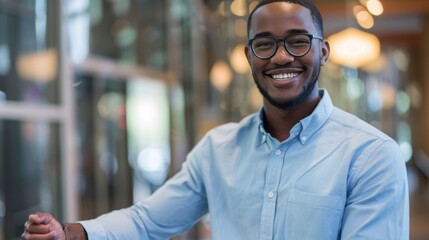 Confident Professional with Bright Smile
