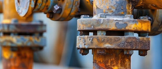 This image beautifully portrays industrial joints, highlighting the seamless blend of structural integrity and quiet aesthetic appeal in metalwork.