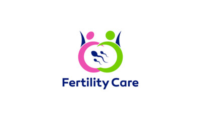 Fertility Care Logo Vector Template
