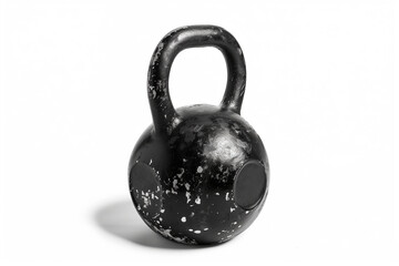 Fototapeta premium a large black kettlebell