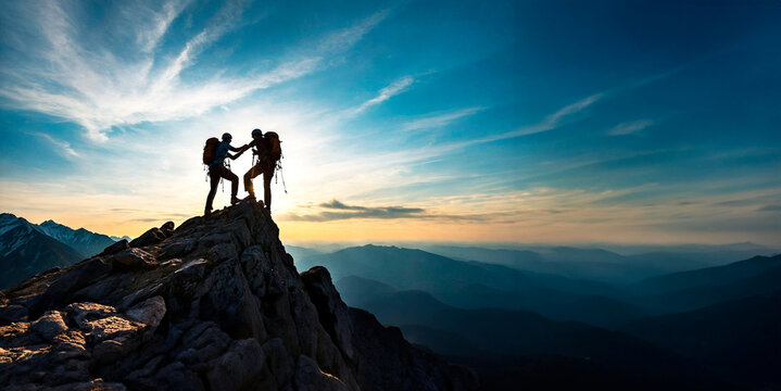 Juntos ao topo: A import&acirc;ncia da amizade e trabalho em equipe na escalada da vida