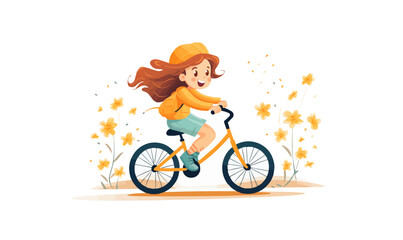 Naklejka premium bike vector flat minimalistic isolated illustration