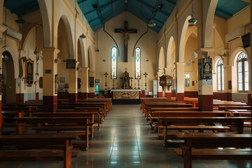 interior of church