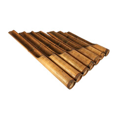 Kintung is a traditional Indonesian musical instrument that is similar to angklung and is made from 7 bamboo blades, half of which are cut lengthwise