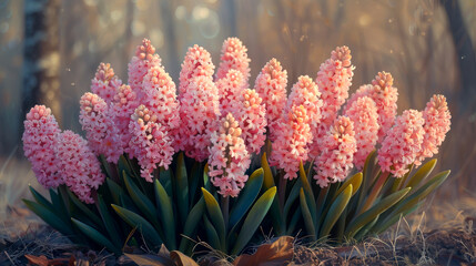 Enchanting hyacinth bush adds touch of elegance to city park