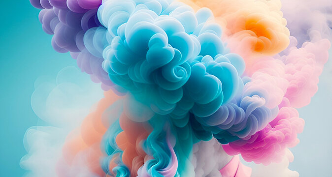 Colorful Smoke Cloud