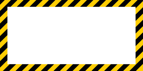 black and yellow warning striped vector design