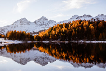 Landscape in the Alps