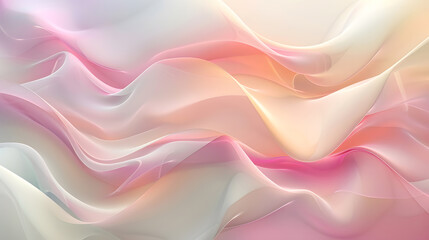 Pink beige gray smooth pastel colors grainy gradient abstract glowing color wave Background. Generative AI.