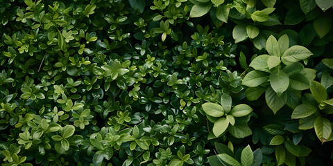 Folhas Verdes com Gotas de Água Delicadas