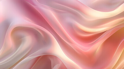Obraz premium Pink beige gray smooth pastel colors grainy gradient abstract glowing color wave Background. Generative AI.