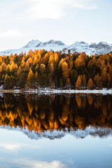 Landscape in the Alps