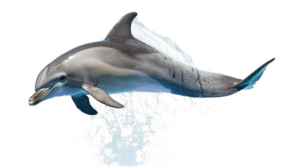 dolphin isolated on transparent © YauheniyaA